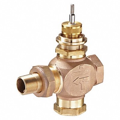 Globe Valve 2-Way NO 1-1/4 In Union
