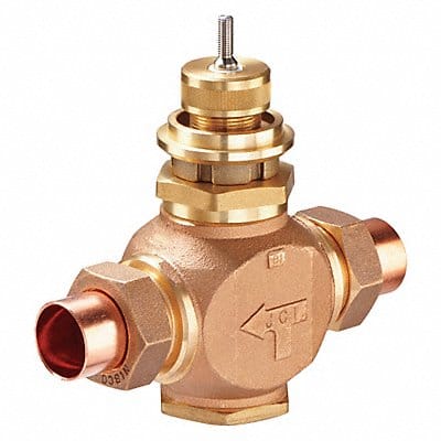 Globe Valve 2-Way NO 1-1/2 In Union