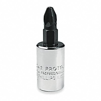 Socket Bit Steel 3/8 in TpSz #4