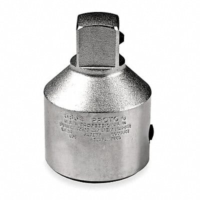 Skt Adptr Steel Chrome 1 in 3/4 in