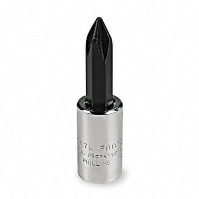 Socket Bit Steel 1/4 in TpSz #1
