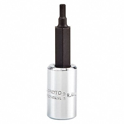 Socket Bit Steel 1/4 in TpSz 2.5 mm
