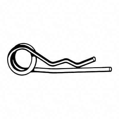 Cotter Pin Bridge 4.5mm dia 80mm L PK5