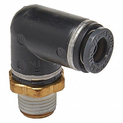 Male Elbow Compression Type Brass PK2