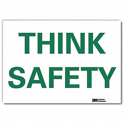Safety Decal 7 in x 10 in Rflct Sheeting