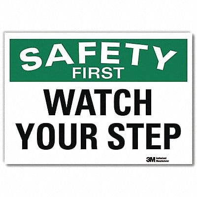 Safety Decal 7inx10in Reflctv Sheeting