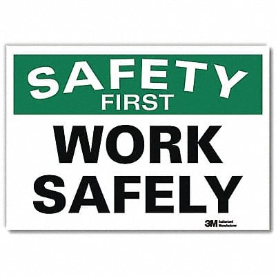 Safety Decal 10in x 14in Rflct Sheeting