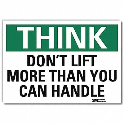 Safety Decal 10in x 14in Rflct Sheeting