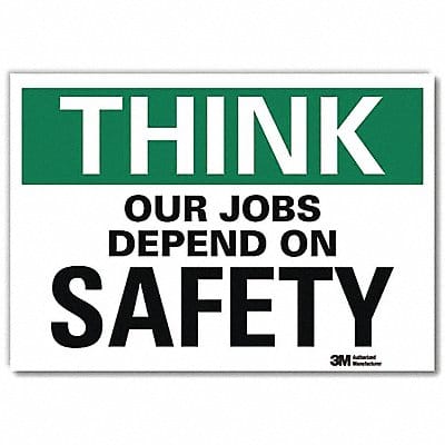 Safety Decal 5 in x 7 in Rflct Sheeting