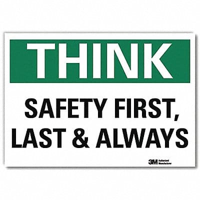 Safety Decal 7inx10in Reflctv Sheeting