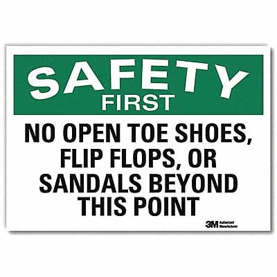Safety Sign 7inx10in Reflective Sheeting