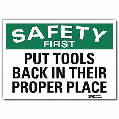 Safety Decal 5inx7in Reflective Sheeting