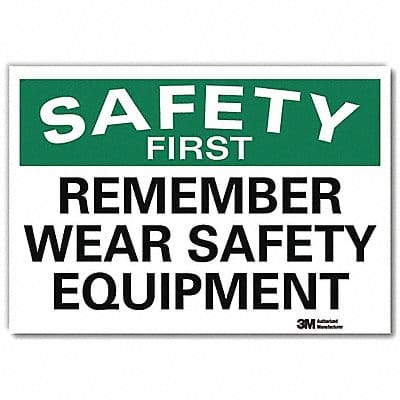 Safety Decal 5inx7in Reflective Sheeting