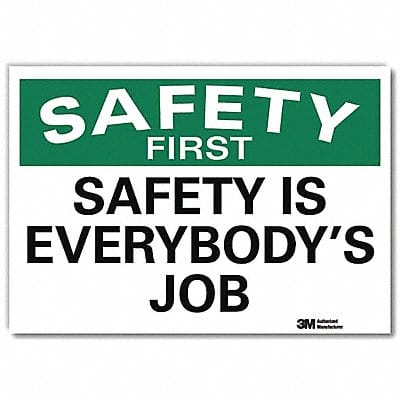 Safety Decal 7inx10in Reflctv Sheeting