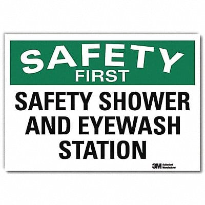 Safety Decal 5inx7in Reflective Sheeting