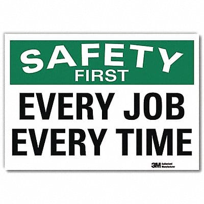 Safety Decal 10in x 14in Rflct Sheeting