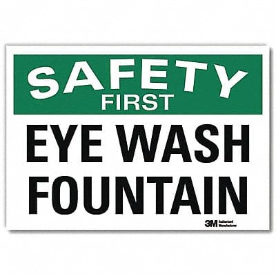 Safety Decal 10x14in Reflective Sheeting