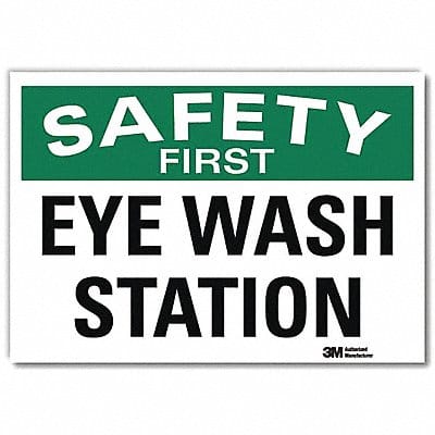Safety Decal 10x14in Reflective Sheeting
