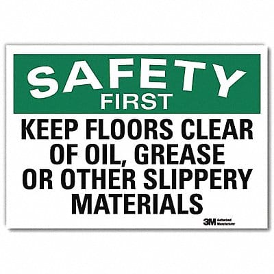 Safety Decal 10in x 14in Rflct Sheeting