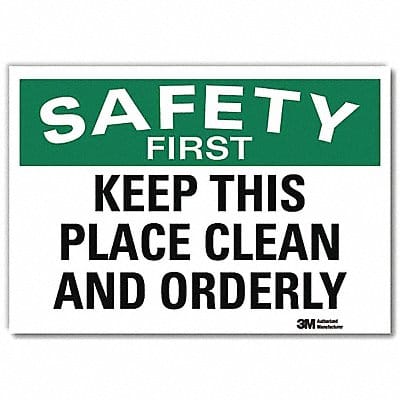 Safety Decal 10x14in Reflective Sheeting