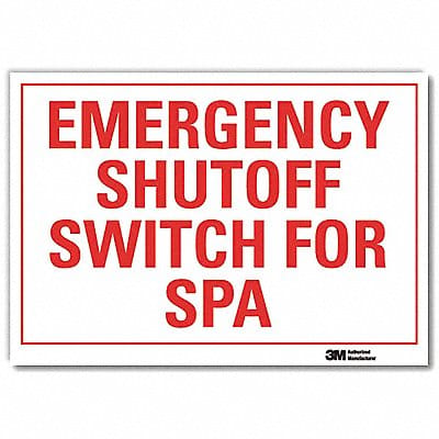Safety Decal 10x14in Reflective Sheeting