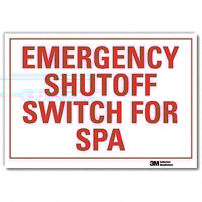 Safety Decal 5inx7in Reflective Sheeting
