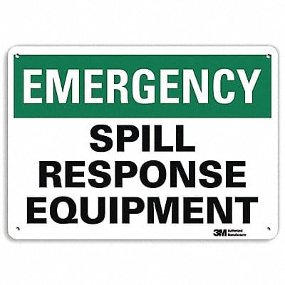 Safety Sign 10 in x 14 in Aluminum