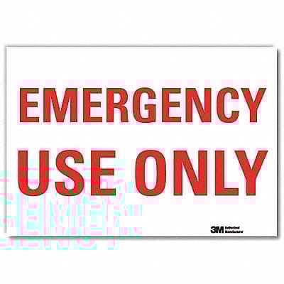 Safety Decal 10x14in Reflective Sheeting