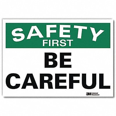 Safety Decal 5 in x 7 in Rflct Sheeting