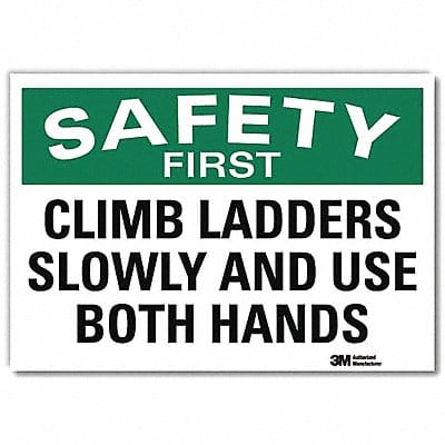 Safety Decal 10in x 14in Rflct Sheeting