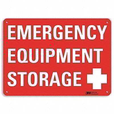 Safety Sign 7 in x 10 in Aluminum