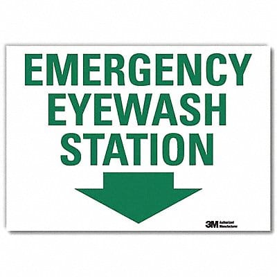 Safety Decal 10x14in Reflective Sheeting