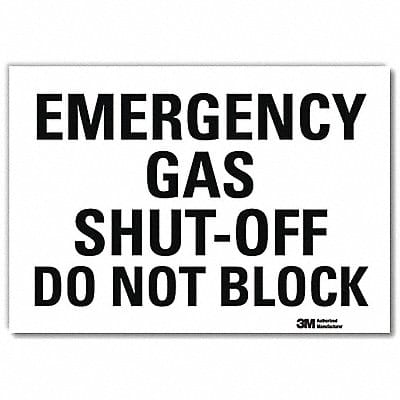 Safety Decal 10x14in Reflective Sheeting
