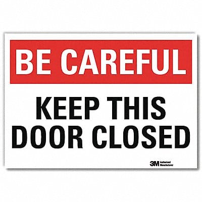 Safety Decal 5inx7in Reflective Sheeting