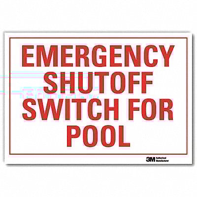 Safety Decal 5inx7in Reflective Sheeting