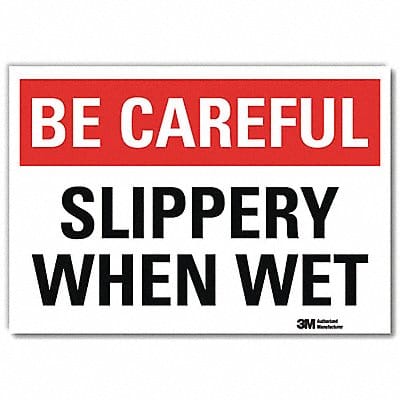 Safety Decal 5 in x 7 in Rflct Sheeting