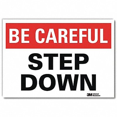 Safety Decal 5inx7in Reflective Sheeting