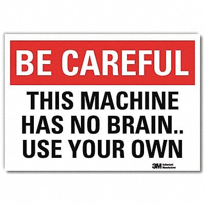 Safety Decal 5inx7in Reflective Sheeting