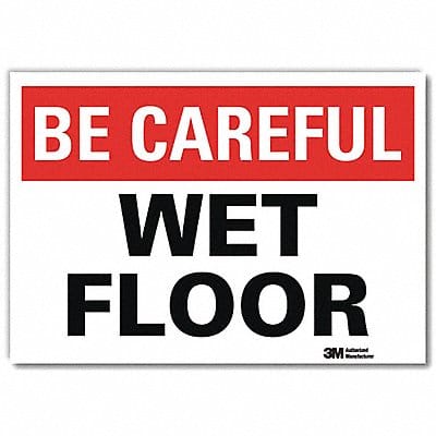 Safety Decal 7 in x 10 in Rflct Sheeting