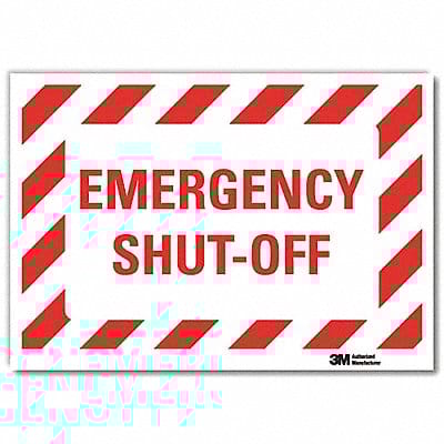 Safety Decal 7x10in Reflective Sheeting