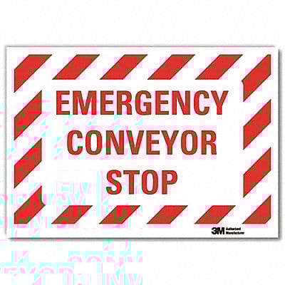 Safety Decal 10x14in Reflective Sheeting