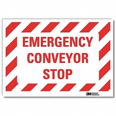 Safety Decal 5inx7in Reflective Sheeting