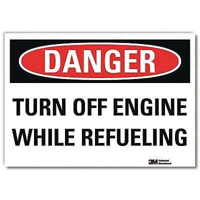 Danger Sign 5inx7in Reflective Sheeting