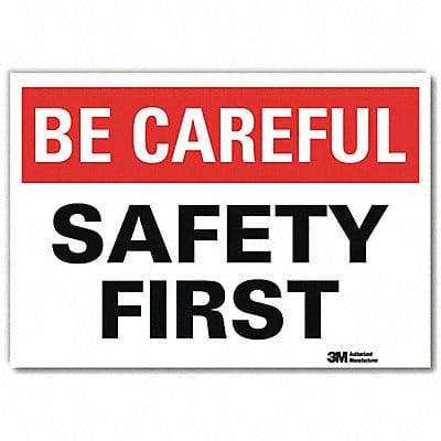Safety Decal 5 in x 7 in Rflct Sheeting