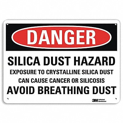 Danger Sign 10 in x 14 in Aluminum