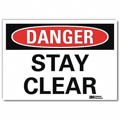 Danger Sign 5inx7in Reflective Sheeting