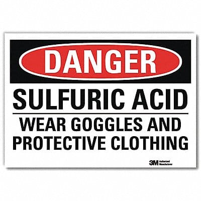 Danger Sign 10 in x 14 in Rflct Sheeting Danger Sign 10 in x 14 in Rflct Sheeting