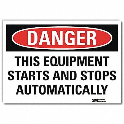 Danger Sign 7inx10in Reflective Sheeting