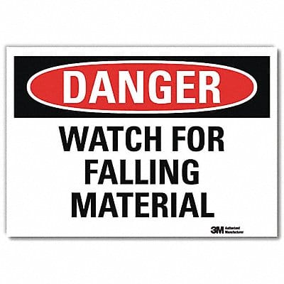 Danger Sign 10 in x 14 in Rflct Sheeting