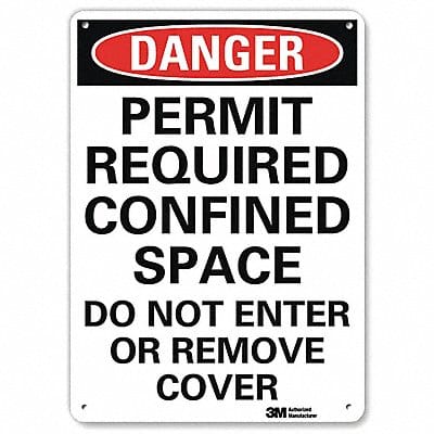 Danger Sign 7 in x 7 in Aluminum